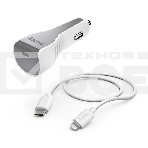 Комплект зарядное устройство Hama H-183317 3A PD для Apple кабель Apple Lightning/Type-C белый, фото3