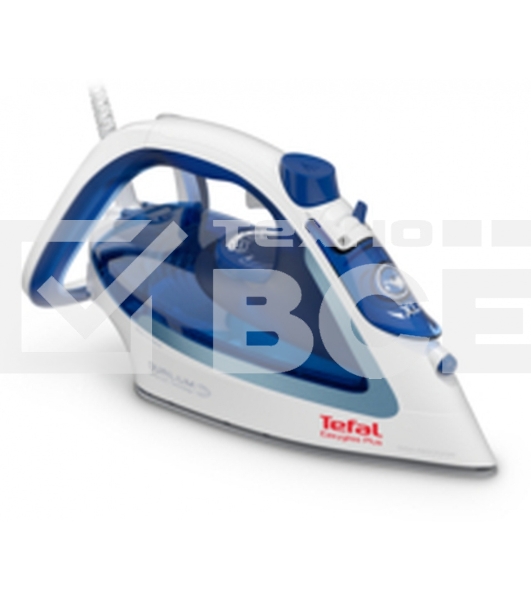 Утюг Tefal FV5715E0, 2200Вт, голубой/белый