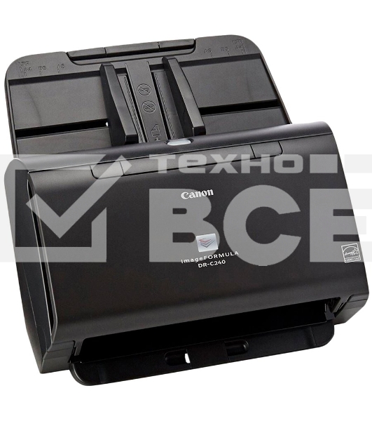 Сканер Canon DR-C240 (0651C003), протяжный, A4, CIS, 600x600 dpi, 45(30)ppm, ADF 60, Duplex Color, USB 2.0