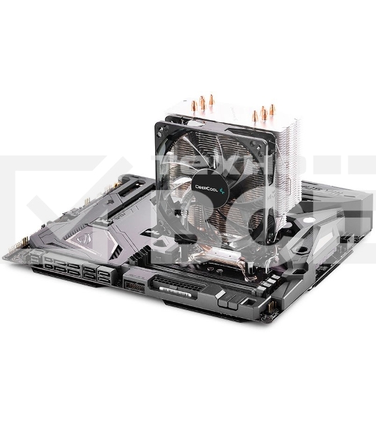 Кулер Deepcool GAMMAXX 400 BLUE BASIC серебристый 120мм алюминий+медь 1500rpm 30db 4-pin 130W 154мм