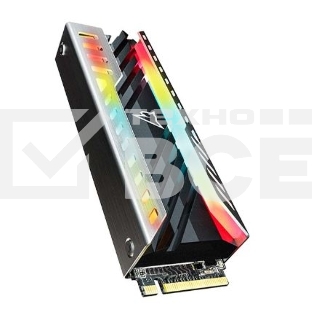 Накопитель SSD Netac NV3000 RGB, 2TB, PCIe 3.0 x4, M.2 2280, NVMe, R/W 3500/2100, с радиатором
