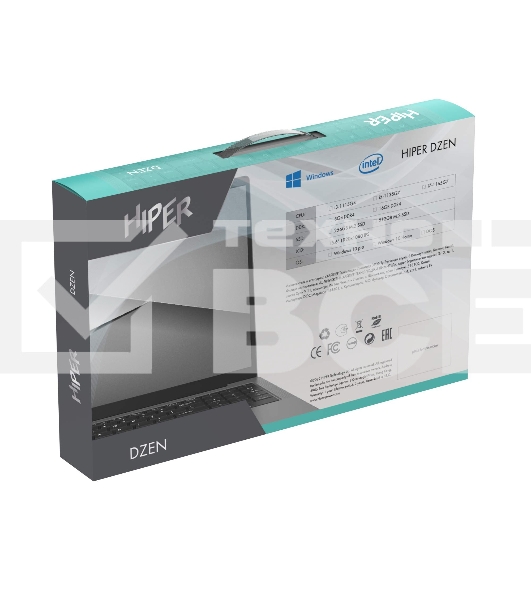 Ноутбук Hiper DZEN 15.6