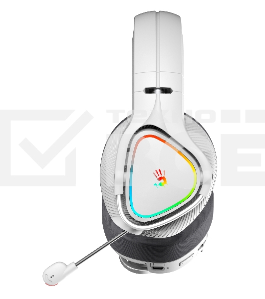Наушники с микрофоном A4Tech Bloody MR710 серый BT оголовье (MR710 GREY)