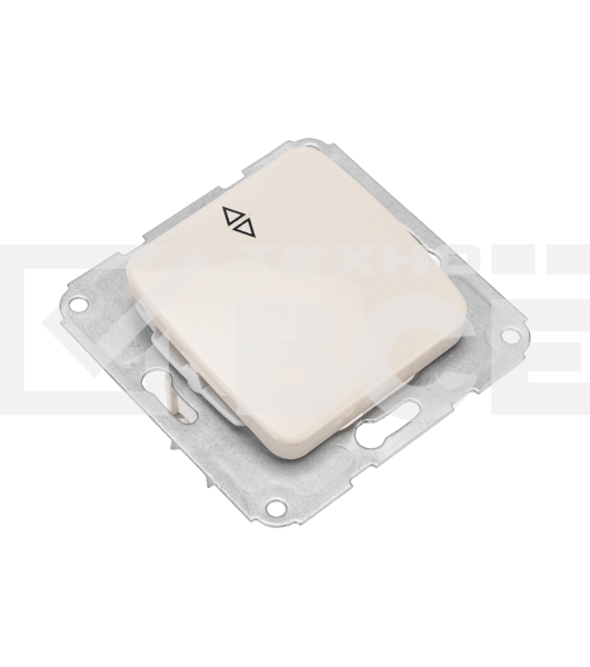 Переключатель DEA 1кл прох. с/у 10А мех. Беж KRANZ