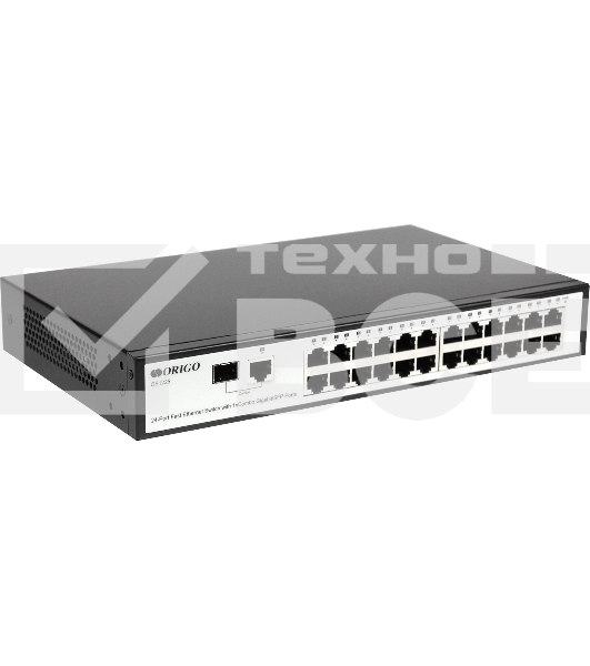 Неуправляемый 25-портовый коммутатор 100 Мбит/с ORIGO OS1225/A1A с гигабитным комбо-портом