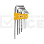 Набор ключей имбусовых HEX Kranz 2,0-12 мм, CrV, 9 шт., удлиненные, фото2