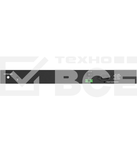 Управляемый L2 коммутатор DGS-1210-28XS/ME/B2A  с 24 портами 100/1000Base-X SFP и 4 портами 10GBase-X SFP+