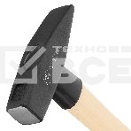 Молоток Matrix слесарный 500г квадратный боек деревянная рукоятка, фото6