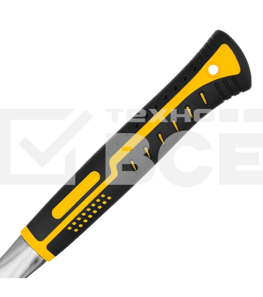 Молоток слесарный Denzel 600 г цельнометаллический, двухкомпонентная рукоятка