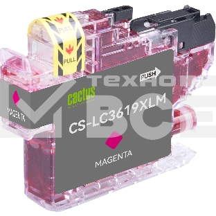Картридж струйный Cactus CS-LC3619XLM пурпурный (18.4 мл) для Brother MFC-J2330DW/J2730DW/J3530DW/J3930DW