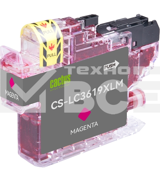 Картридж струйный Cactus CS-LC3619XLM пурпурный (18.4 мл) для Brother MFC-J2330DW/J2730DW/J3530DW/J3930DW