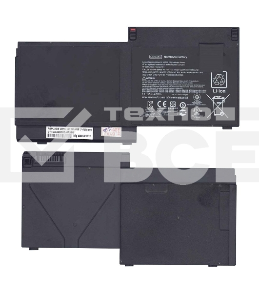 Аккумуляторная батарея для ноутбука HP EliteBook 720 G1 11.1V 46Wh