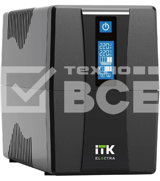Источник бесперебойного питания Line-interactive 800ВА/480Вт, фаза 1/1, LCD дисплей, с АКБ 1х9AH, USB