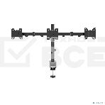 Настольное крепление Wize WDM3-26 для трех мониторов 14'-26', VESA 75x75, 100x100, черный, фото3