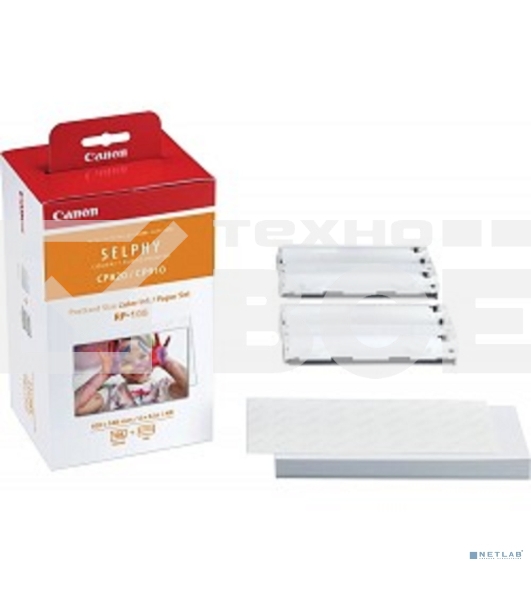 Набор Canon RP-108 (8568B001) бумага (10x15см) и цветные красители для SELPHY CP1200. 108 страниц.