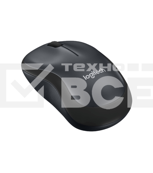 Мышь беспроводная Logitech M220 SILENT черный, 1000 dpi, радиоканал, USB, кнопки - 3