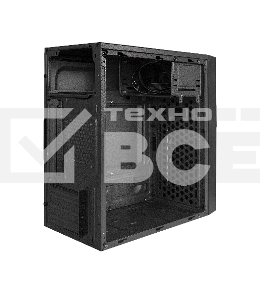 Корпус Minitower ExeGate EX291139RUS BAA-105-01 (mATX, без БП, 2*USB, аудио, черный)