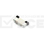 Разъем FPC  Half Coverage Top Contact 0.5K-BS-10PWB 10 pin высота 2мм шаг 0,5мм, фото3