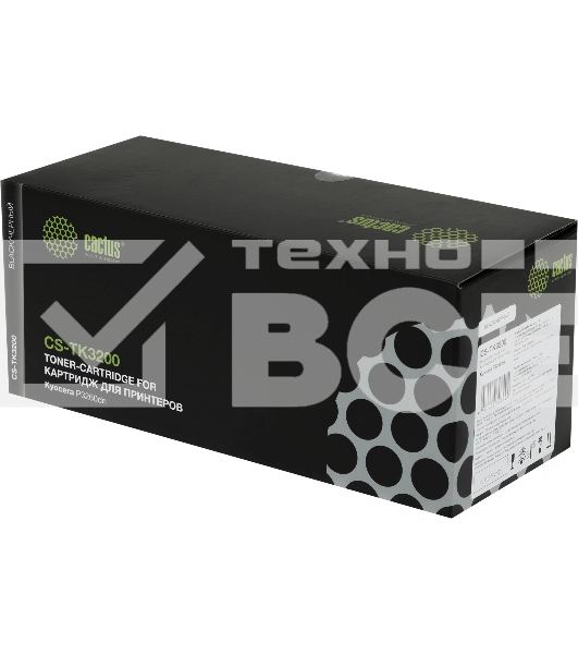 Картридж лазерный Cactus CS-TK3200 (TK-3200) черный (40000 стр.) для Kyocera P3260dn