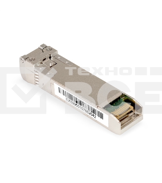 Трансивер SFP+ EXT-10G-MM850-LC2-300M (10GBase-SR для многомодового оптического кабеля, 10 Гбит/с, Tx:850/Rx:850 нм, до 300 м, разъем Duplex LC)