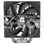 Кулер для процессора Thermalright Burst Assassin 120 SE черный/серебристый (4-pin PWM, 148mm, Al/Cu, 6x6mm, 1x120mm, 66.17CFM, 25.6dBA, 1550RPM, S: 1851/1700/1200/115X, AM5/AM4), фото6