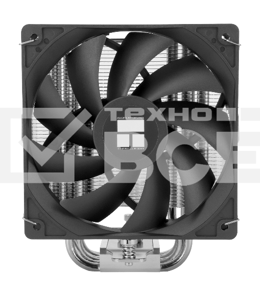 Кулер для процессора Thermalright Burst Assassin 120 SE черный/серебристый (4-pin PWM, 148mm, Al/Cu, 6x6mm, 1x120mm, 66.17CFM, 25.6dBA, 1550RPM, S: 1851/1700/1200/115X, AM5/AM4)