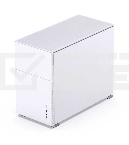 Корпус компьютерный Mini-Tower/ Case JONSBO D31 STD, Mini-Tower, TG, no fan, 1xUSB-A 3.2 + 1xUSB-C 3.2, mATX, mDTX, mITX White