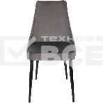 Стул для дома Бюрократ CH-K4 т. серый Holland 18 металл черный на ножках, фото8