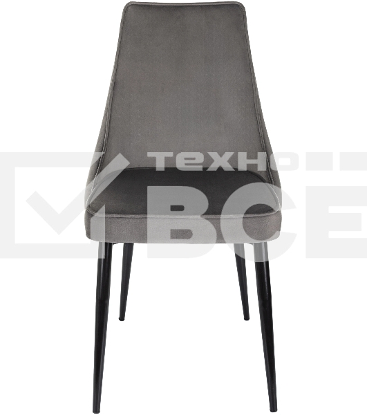 Стул для дома Бюрократ CH-K4 т. серый Holland 18 металл черный на ножках