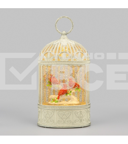 Декоративный светильник Neon-night Кардинал с конфетти и подсветкой, 13,3х7,9х23,7 см, питание 3хАА (не в комплекте) и USB