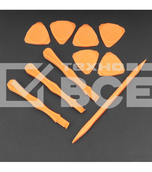 Набор инструментов для вскрытия корпуса мобильной техники Cablexpert TK-OP-01R (10 предметов)