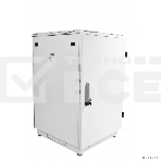 Шкаф коммутационный ЦМО (ШТК-М-24.6.6-3ААА) напольный 24U 600x600 мм пер. дв. металл 2 бок. пан. металл 700 кг серый 455 мм 55 кг 1245 мм, фото4