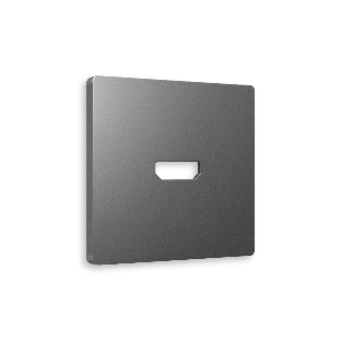 Лицевая панель ALFA (Антрацит серый) для HDMI розетки QUANT AP6640