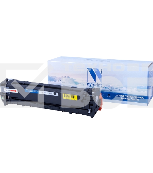 Картридж лазерный NVPrint совместимый HP CF210X/CE320A/CB540A/Canon 716/731 Black для LaserJet Color Pro M251n/M251nw/M276n/M276nw/CP1525n/CP1525nw/CM1415fn/CM1415fnw/CP1215/CM1312/CM1312nfi/CP1215/Canon i-SENSYS LBP5050/LBP5050n/MF8030Cn/MF8040Cn/MF8050C