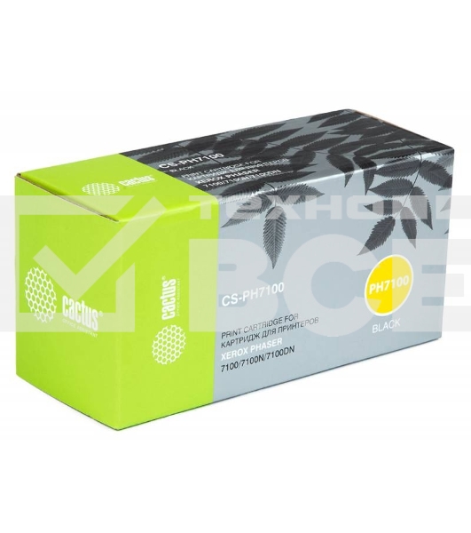 Картридж лазерный Cactus CS-PH7100 (106R02612) черный (5000 стр.) для Xerox Phaser 7100/7100N/7100DN
