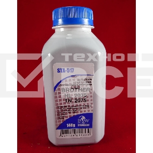Тонер Brother TN 2075/85/2135/75 HL 2030/35/40/75/2140/50/70 (фл,140г) B&W Standart фас. Россия