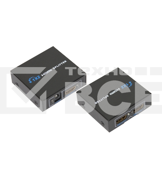 Делитель гнездо HDMI на 2 гнезда HDMI, металл  Rexant