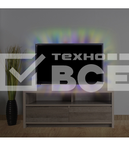 Лента LED с USB коннектором 5 В, 10 мм, IP65, SMD 5050, 60 LED/m, цвет свечения RGB