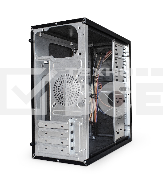 Компьютерный корпус Exegate EX284027RUS Minitower BA-202 Black, mATX, <без БП>, 2*USB, Audio