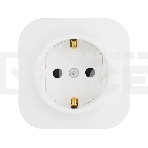 Розетка с заземлением с защитными шторками (Белая) Legrand 782220, фото6