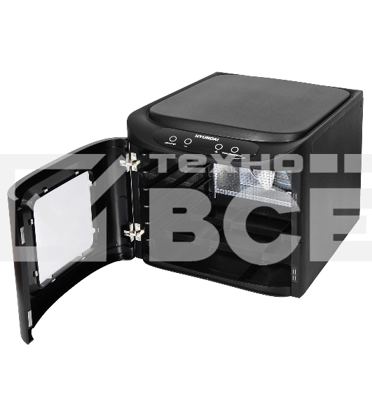 Сушка для фруктов и овощей Hyundai HYFD-P1203 12под. 500Вт черный