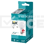 Лампа Iek LLE-A60-9-230-40-E27 светодиодная ECO A60 шар 9Вт 230В 4000К E27 IEK, фото2