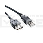 Кабель удлинительный TELECOM USB2.0 <Am-->Af> 1,5 м черный <TUS6990-1.5M>, фото3