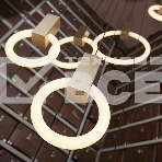 Светильник подвесной Halo Gold, 40 см, фото3