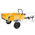 Прицеп для мотоблока TT-500, оцинк., груз. 500 кг, рег. сцепка, колеса 4.00-10, в упаковке Denzel, фото16