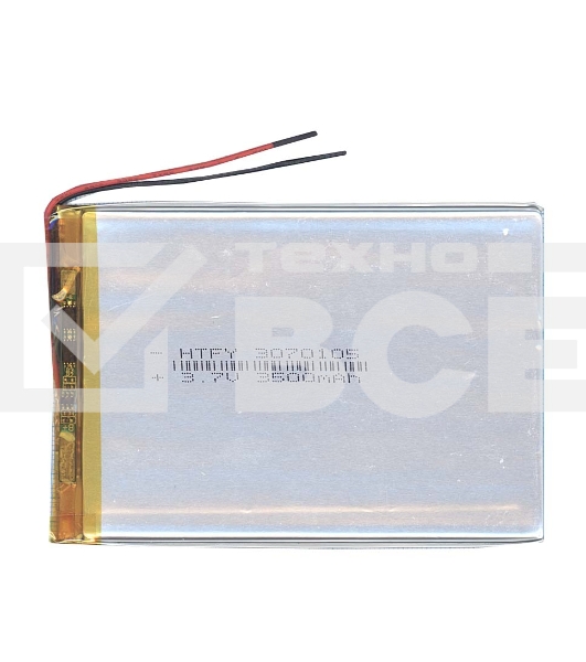 Аккумулятор Li-Pol (батарея) 3*70*105мм 2pin 3.7V/3500mAh