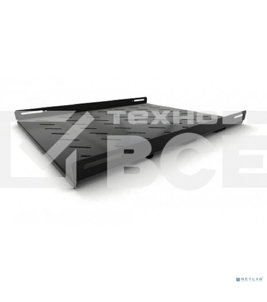 Полка стационарная Hyperline TSH3H-650-RAL9004 1U нагр.:100кг. 19