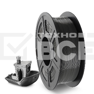 Филамент NVPRINT PETG Grey для 3D печати диаметр 1.75мм  длина 330 метров  масса 1 кг