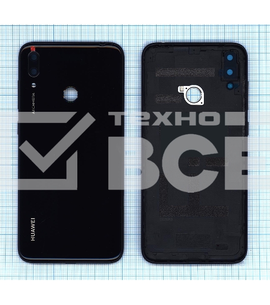 Задняя крышка для Huawei Y7 2019  черный