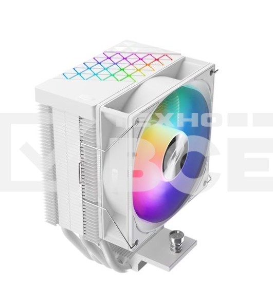 Кулер PCCooler R400 ARGB белый 92мм алюминий+медь 2200rpm 30db 4-pin 180W 133мм